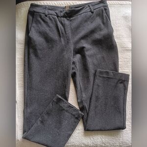 Dalia Tweed  Tummy Control Mid Rise Pull On Stretchy Pant Black   M